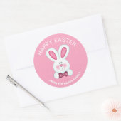 Autocollant lapin personnalisé (Enveloppe)