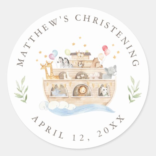 Autocollant L'Arche de Noé (Devant)