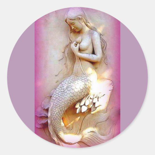 autocollant lavender mermaid (Devant)