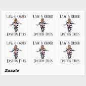 Autocollant Law & Order (Feuille)