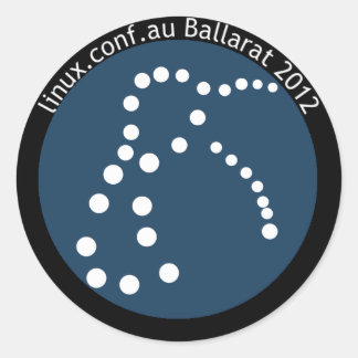 Autocollant LCA2012 avec texte