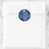 Autocollant - Le dragon - Œuvre d'art faite main (Sac)