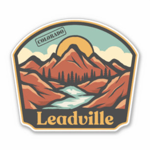 Autocollant Leadville, Colorado