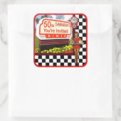 Autocollant les années 50 Retro Diner (Sac)