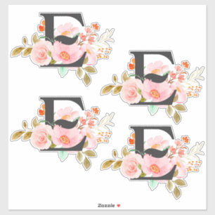 Autocollant Lettre E