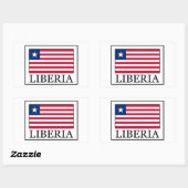 Autocollant Libéria (Feuille)