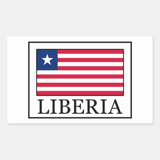 Autocollant Libéria (Devant)