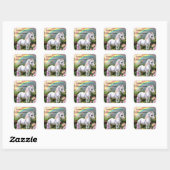 Autocollant Licorne Magique d'Été (Feuille)