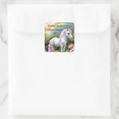 Autocollant Licorne Magique d'Été (Sac)