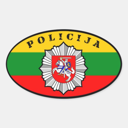 Autocollant Lietuvos Policija (Devant)