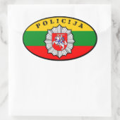 Autocollant Lietuvos Policija (Sac)