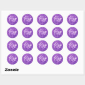 Autocollant Lilac RSVP (Feuille)