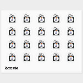 Autocollant Linux Penguin Slackware (Feuille)
