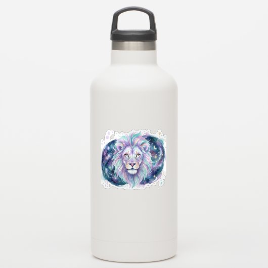 autocollant lion céleste (Gourde)