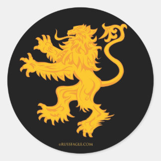 Autocollant Lion écossais