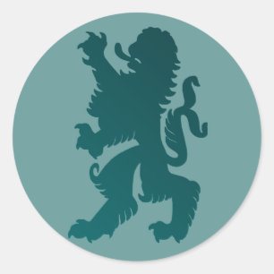 Autocollant Lion Puissant