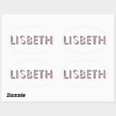 autocollant Lisbeth (Feuille)