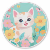 Autocollant Little Kitty (Devant)