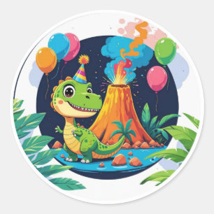 Autocollant Little T-Rex