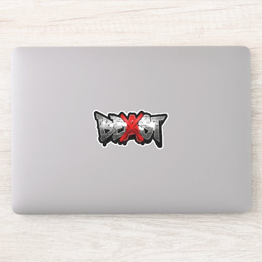 Autocollant logo BEAST en vinyle sur mesure (Ordinateur)