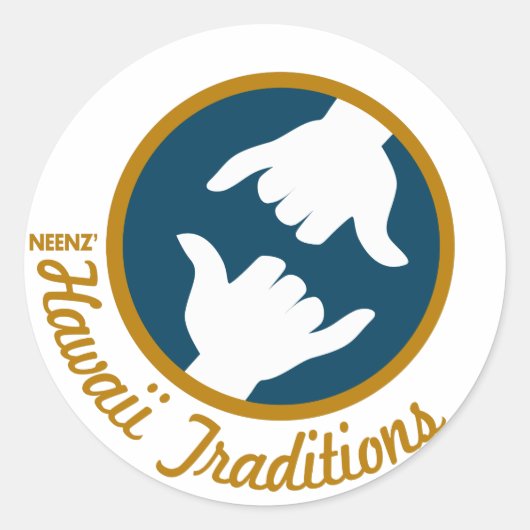 Autocollant Logo Traditions Hawaii (Devant)