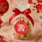 Autocollant "Longévité" 80e Anniversaire Chinois