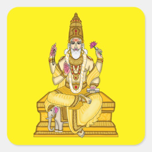 Autocollant Lord Brihaspati Dev (Devant)