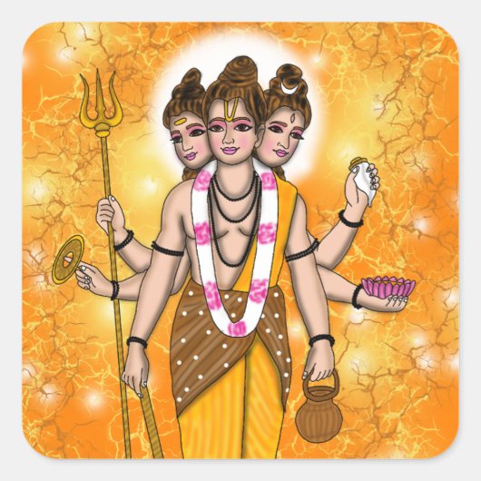 Autocollant Lord Dattatreya (Devant)