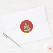 Autocollant Lord Hanuman (Enveloppe)