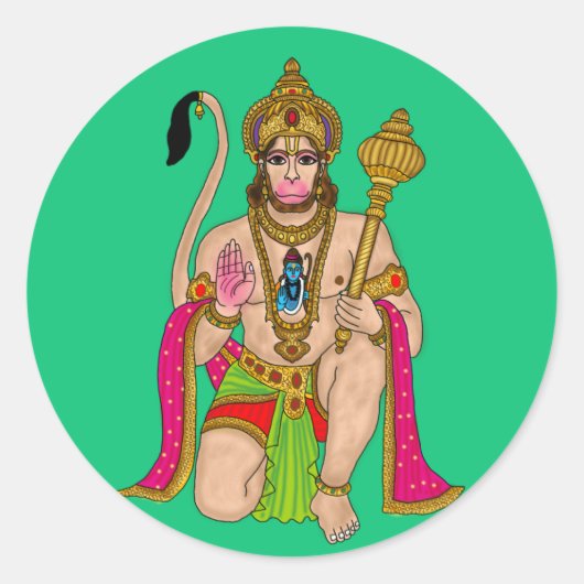 Autocollant Lord Hanuman (Devant)
