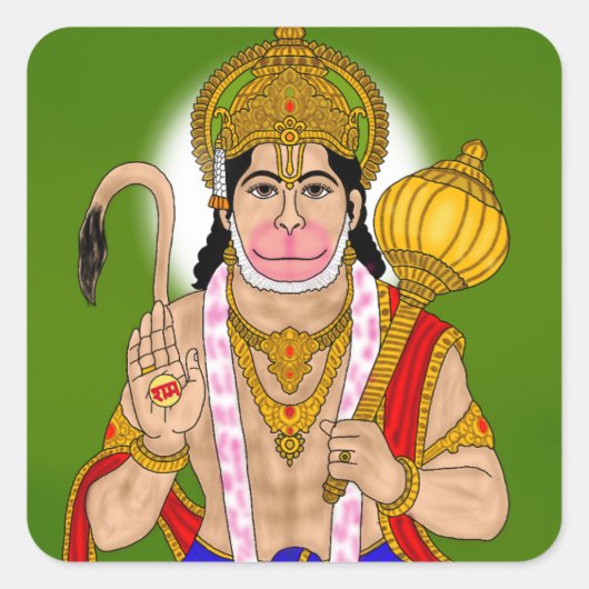 Autocollant Lord Hanuman (Devant)