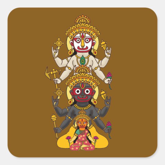 Autocollant Lord Jagannath  (Devant)