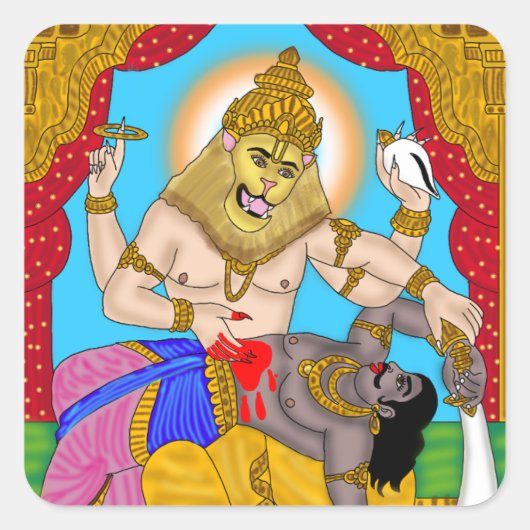 Autocollant Lord Narasimha (Devant)