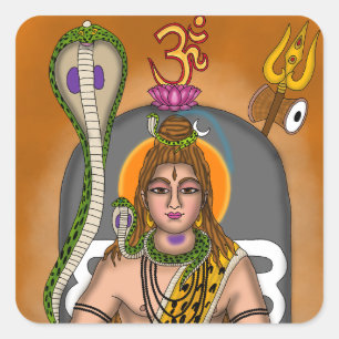 Autocollant Lord Shiva