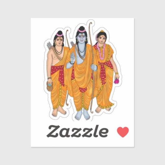 Autocollant Lord Sitaram (Feuille)