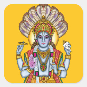 Autocollant Lord Vishnu