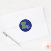 Autocollant Louisiana Map (Enveloppe)