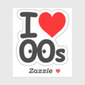 Autocollant Love 00s (Feuille)