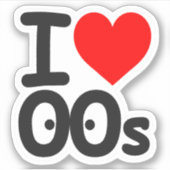 Autocollant Love 00s (Devant)