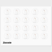 autocollant "Love One Another", dessiné à la main (Feuille)