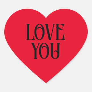 Autocollant Love You