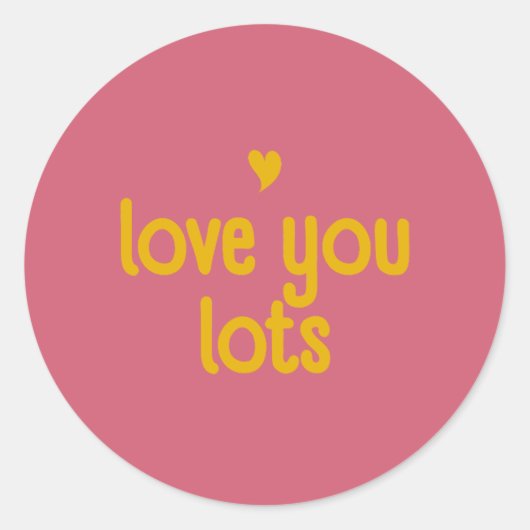 Autocollant Love You - Bloom & Stick (Devant)