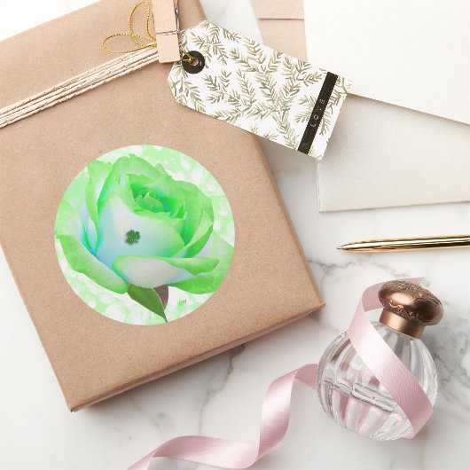 Autocollant Lucky Irish Rose