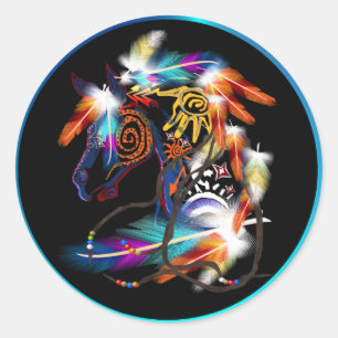 Autocollant lumineux de cheval