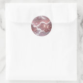 Autocollant – Lune Céleste Rose Quartz Luxe (Sac)