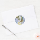 Autocollant Lune de mer profonde (Enveloppe)