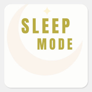 Autocollant Lune et Étoile Mode Sommeil