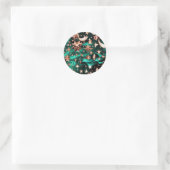 Autocollant – Luxe Céleste Vert Malachite (Sac)