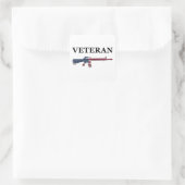 Autocollant M16 vétéran (Sac)