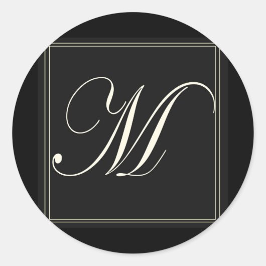 Autocollant M initial (Devant)